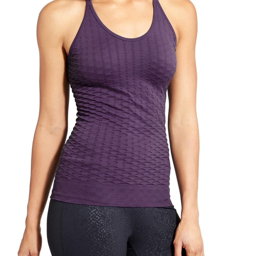 Athleta Tank XS Epitomize Purple Racerback